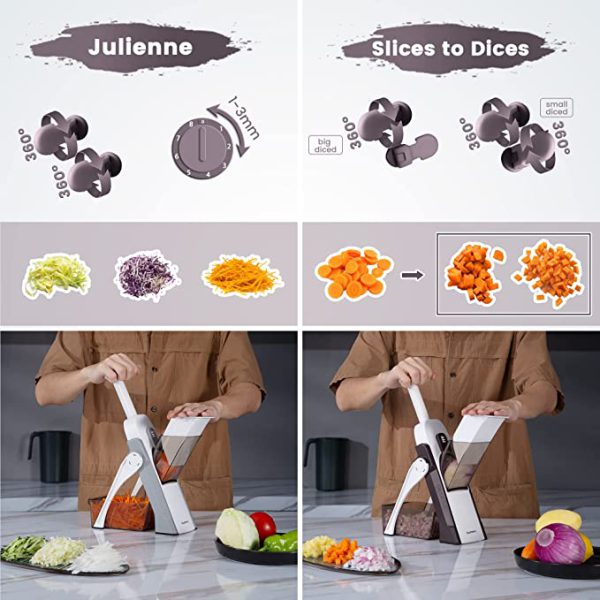 Mandoline Food Slicer Vegetable Cutter